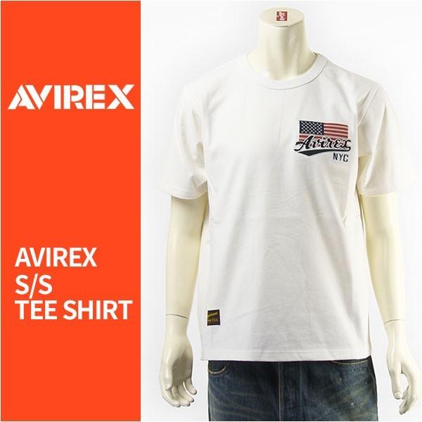 【国内正規品】AVIREX アビレックス ヴァーシティー Tシャツ パッチド AVIREX S/S ...