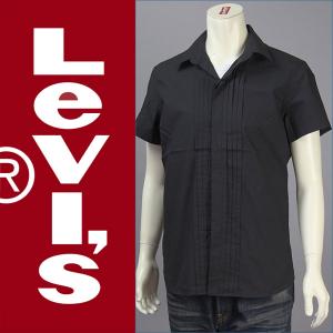 リーバイス・プレミアム 半袖 プリーテッド レギュラーシャツ / ブロードクロス ( Levi's Premium Shirt 62105-0003 )｜gpa