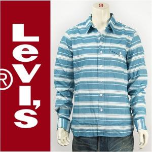 Levi's リーバイス ワンポケット ワークシャツ ボーダー Levi's Shirt 65820-0045 長袖｜gpa