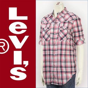 Levi's レディースリーバイス 半袖オーバーサイズドシャツ 50'sチェック Lady's Levi's Red Tab Shirt 69062-0001｜gpa