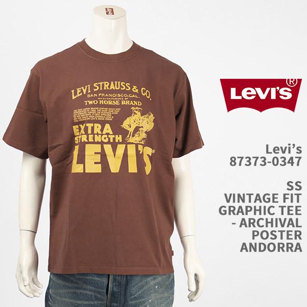 Levi&apos;s リーバイス グラフィックTシャツ ヴィンテージフィット アーカイブポスター VINTA...