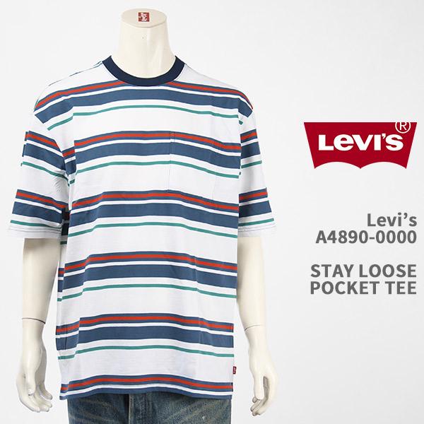 Levi&apos;s リーバイス ステイルーズ ポケット Tシャツ LEVI&apos;S STAY LOOSE PO...