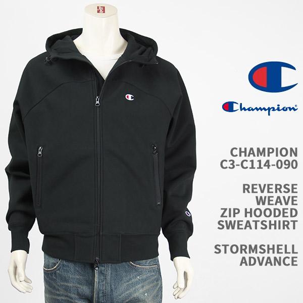 Champion チャンピオン スウェットパーカー フルジップ リバースウィーブ ストームシェル ア...