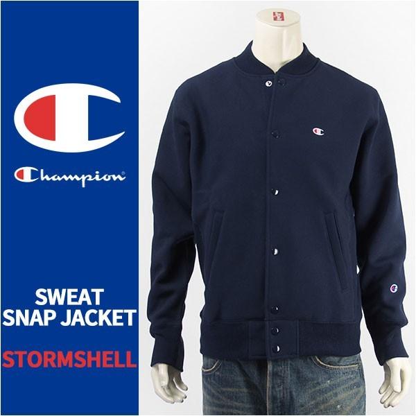 Champion チャンピオン リバースウィーブ ストームシェル スナップ スウェットジャケット R...