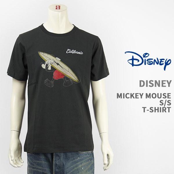 【国内正規品】Disney ディズニー ミッキーマウス 半袖 プリント Ｔシャツ サーフデザイン D...