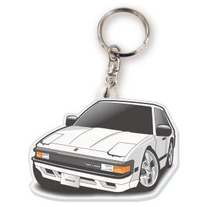 カーアクリルキーホルダー トヨタライセンス商品 スープラ 80系 ちび
