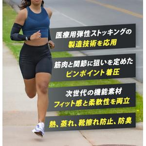【4段階&アーチ着圧 ランニングソックス】OS...の詳細画像1
