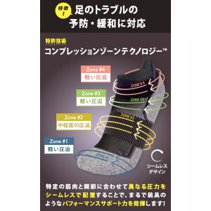 【4段階&アーチ着圧 ランニングソックス】OS...の詳細画像2