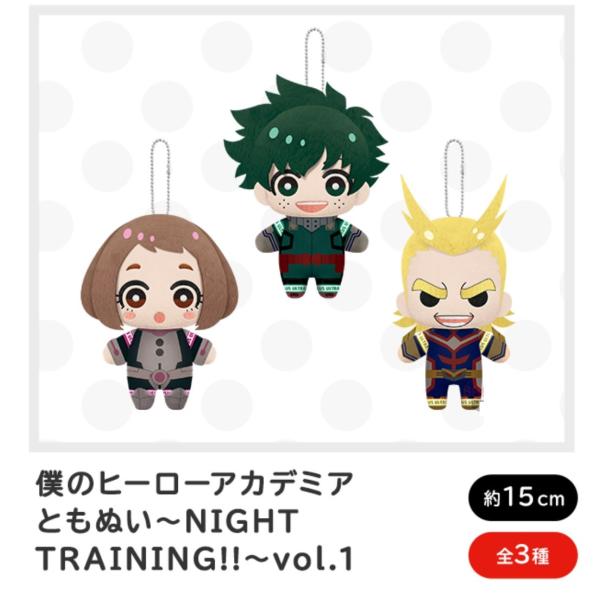 僕のヒーローアカデミア ともぬい〜NIGHT TRAINING!!〜vol.1　全3種セット