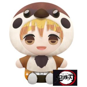 鬼滅の刃 でっかいまねっこ善逸ぬいぐるみ チュン太郎　１個
