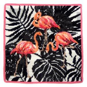 フェイラー FEILER ハンカチ ハンドタオル FLAMINGO フラミンゴ 30 x 30cm アゼリア FLAMING012004 熨斗不可 ネコポスOK クリックポストOK 在庫限り｜gport