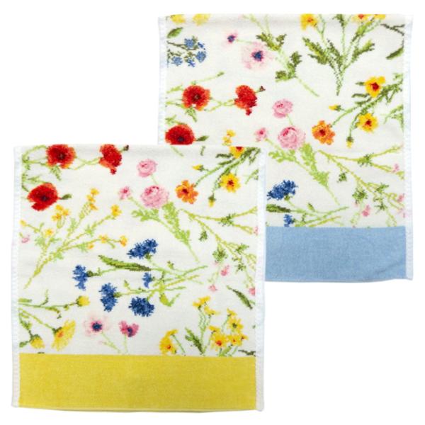フェイラー FEILER フェイスタオル FLOWER MEADOW フラワー メドゥ 2色展開 3...