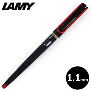 ラミー LAMY ジョイ joy カリグラフィーペン 万年筆 レッドクリップ/ブラック 1.1mm L15-1.1MM 日本正規品 ネコポスOK クリックポストOK｜gport