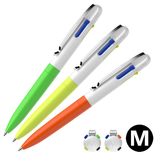 シュナイダー Schneider 4色ボールペン 多色ボールペン M 中字 テイク4 ネオン TAK...