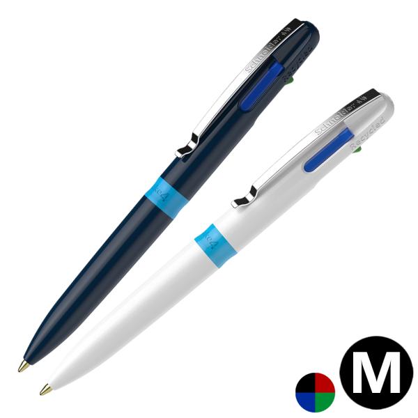 シュナイダー Schneider 4色ボールペン M 中字 テイク4 TAKE4 2色展開 日本正規...