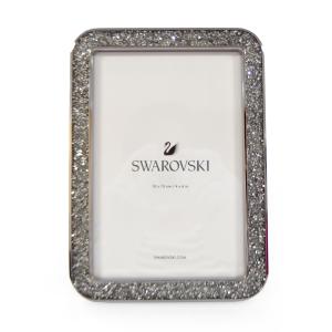 スワロフスキー SWAROVSKI クリスタル フォトフレーム ミネラ Minera シルバー トーン Silver Tone (S) はがきサイズ対応 #5379518 送料無料 ショップバッグ不可｜gport