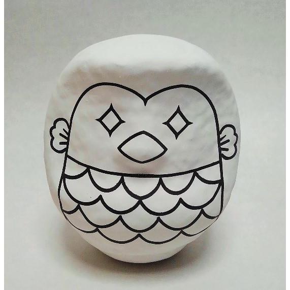 アマビエだるま 疫病退散 お絵かきだるま イベント販促物 材料 こどもに人気 自作 だるま 3号 9...