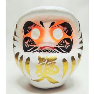 オレンジの福だるま；良縁運・人間関係・子宝・夫婦円満など カラー