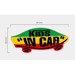 KIDS IN CAR ステッカー ラスタカラ...の詳細画像1