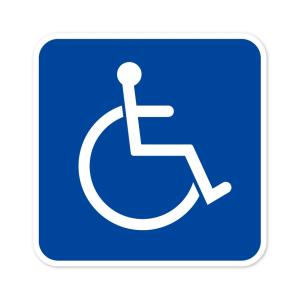車イス ステッカー 健常者 シール 車椅子 車いす 障害者 身障者 マーク｜gppro