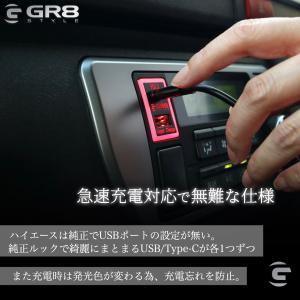 【GR8】急速USB充電器(Type-A&Ty...の詳細画像1