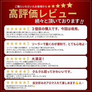 アロマディフューザー車用 芳香剤 ソーラー エ...の詳細画像3