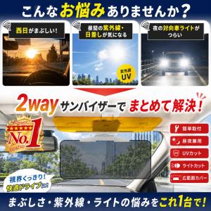 サンバイザー 車用 偏光 2WAY カーバイザ...の詳細画像5