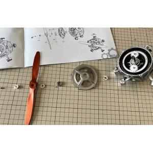 エンジン おもちゃ 星形5気筒 エンジン模型 ...の詳細画像5
