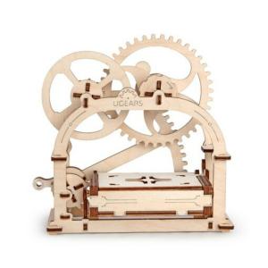 Ugears メカニカルボックス 70001 Mechanical Box 木のおもちゃ 3D立体 パズル 知育 ウッドパズル 工作キット｜grace-deco