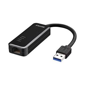 BUFFALO 有線LANアダプター LUA4-U3-AGTE-NBK ブラック Giga USB3.0対応 簡易パ｜grace-hompo