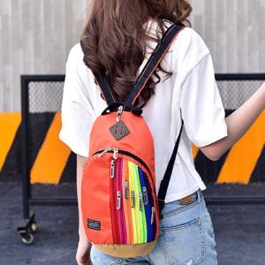 リュックサック レインボー 収納 ファスナー 薄手 軽量 レディース カジュアル スポーツ バッグ 通勤 通学 かわいい B B グレイスshop 通販 Yahoo ショッピング