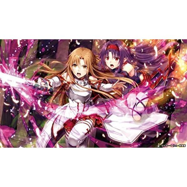 TCGプレイマット 『ソードアート・オンライン（ユウキ&amp;アスナ」 ぴらるーく/illust：我美蘭 ...