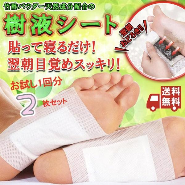お試し1回分 樹液 シート 足裏 足リラ 休足 時間 天然成分配合 の 竹酢パウダー