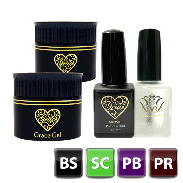 HEMAフリー フィルイン ノンサンディング ベース+スカルプ+アシッドレスプライマー+プライマーボ...