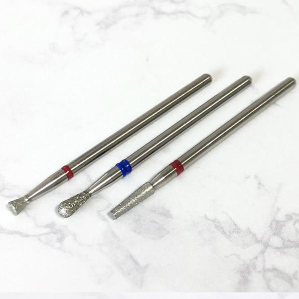 キューティクルにフィットして削りやすい ロシアンマニキュアビット