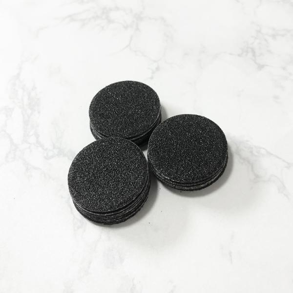 爪の長さ調節 角質がきれいに削れる サークルサンディングペーパー 30枚入り