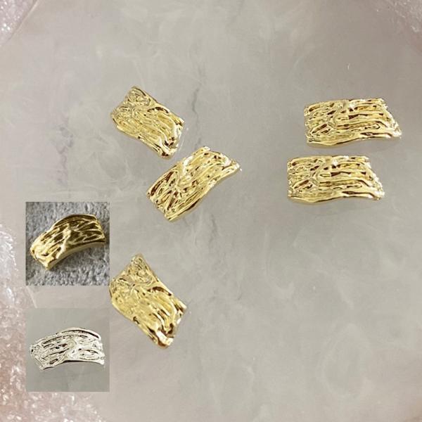 【ゆうパケット対象商品】イレギュラーパーツA02　ゴールド/シルバー/マットゴールド　6mm x 1...