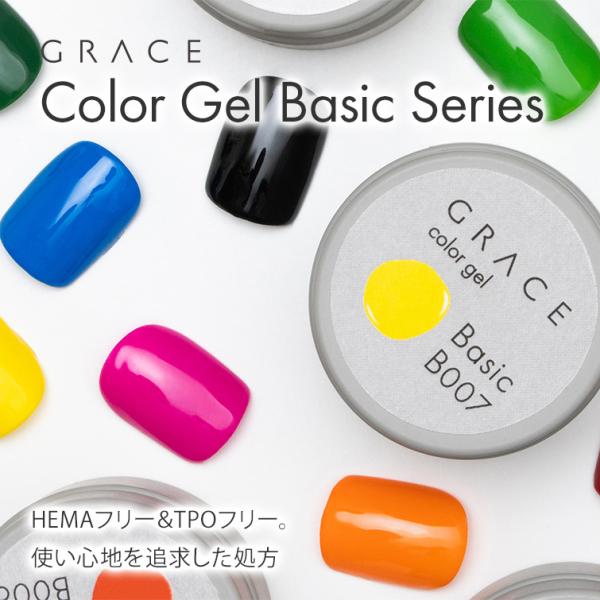 HEMAフリーTPOフリー 発色抜群で塗りやすいカラージェル GRACE Color Gel Bas...