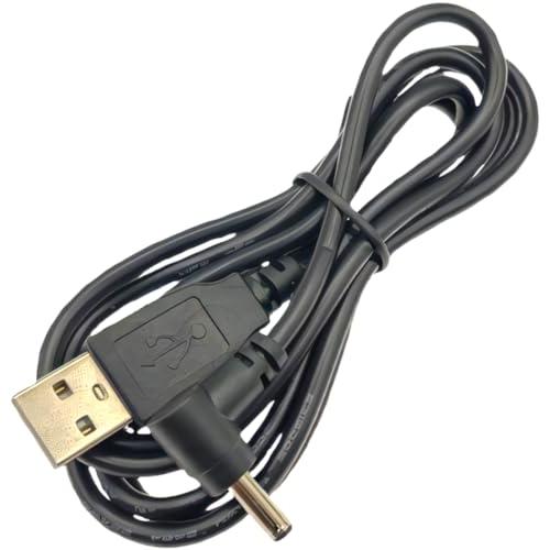DC(オス)-USB A(オス) 電源供給ケーブル DC外径3.8ｍｍ/内径1.4mm(オス) 型プ...