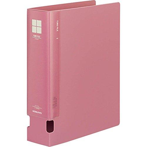 コクヨ ファイル チューブファイル 発泡PP表紙 A4 2穴 600枚収容 ピンク フ-F660NP