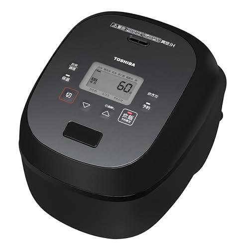 TOSHIBA(東芝) 炊飯器 炎匠炊き 5.5合 RC-10RWA(K) グランブラック 真空IH...