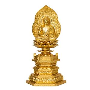 仏像 阿弥陀如来座像 18.5cm(金メッキ/2...の商品画像