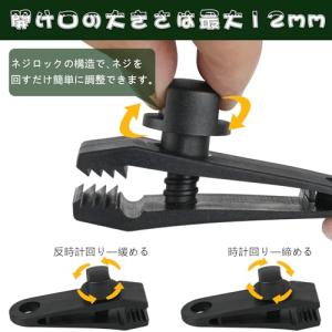 FINGOOO テントクリップ タープクリップ...の詳細画像2