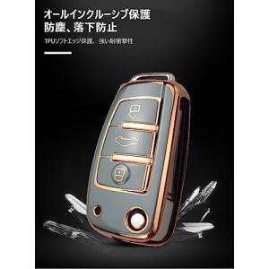 KUNIO アウディ専用 フリップキー キーケ...の詳細画像4
