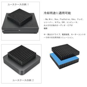 ヒートシンク 大型 正方形 アルミニウム製 1...の詳細画像4