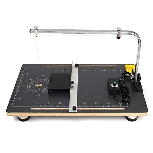 INTBUYING 発砲スチロールカッター 卓上 スチロールカッター 電熱線カッター 直線角度切便利...