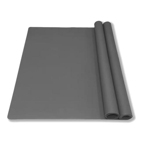 シリコンマット 59x81cm 調理台保護マット キッチン 保護シート 調理台 シリコーン (グレー...