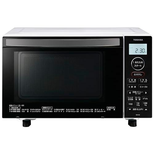 TOSHIBA(東芝) オーブンレンジ 18L ER-X18(W) ホワイト 250* 1段調理 フ...