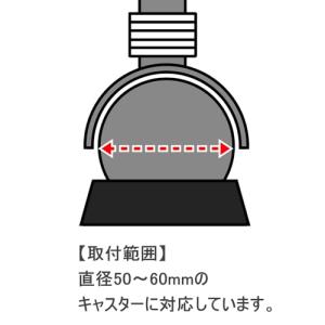(TUISKU) キャスター ストッパー 5個...の詳細画像5