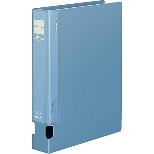 コクヨ ファイル チューブファイル 発泡PP表紙 A4 2穴 400枚収容 青 フ-F640NB